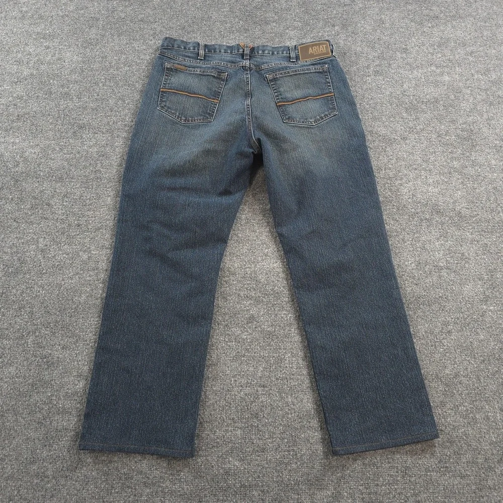 Ariat Jeans Mens 38x29 Blue M2 Pro Series Ray Relaxed Bootcut Stretch Denim